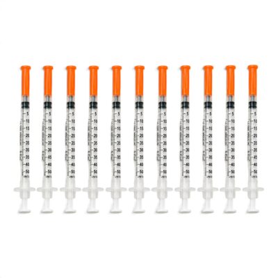 U-100 insulinespuiten 0,5 ml – 10 stuks