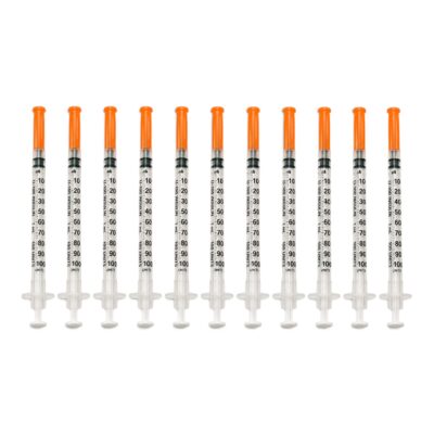 U-100 insulinespuiten 1 ml – 10 stuks